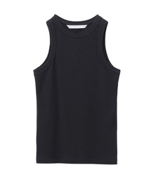 COTTON RIB BACK STRAP TANK-TOP