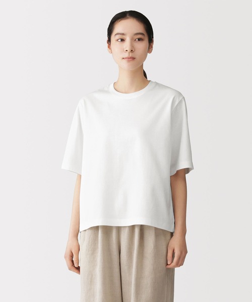 婦人 涼感UVカットクルーネックワイド半袖Tシャツ（Tシャツ