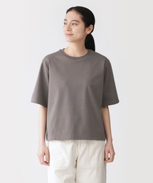 婦人 涼感ＵＶカットクルーネックワイド半袖Ｔシャツ