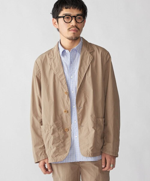 SHIPS（シップス）の「SHIPS: FAbRICA ジャケット（テーラードジャケット・メンズ・ベージュ/コバルトブルー・LARGE/MEDIUM/SMALL）」の8枚目の写真