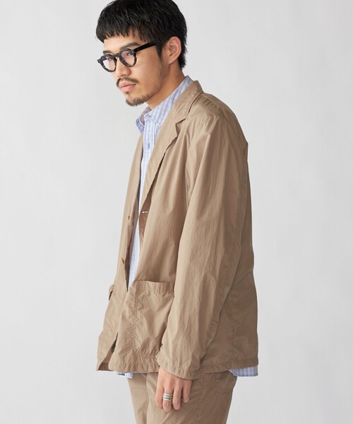 SHIPS（シップス）の「SHIPS: FAbRICA ジャケット（テーラードジャケット・メンズ・ベージュ/コバルトブルー・LARGE/MEDIUM/SMALL）」の9枚目の写真