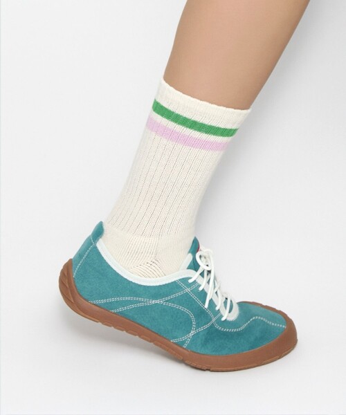 ふぅ　週末sale【新品】CAMPER Peu Path ペウ セール】[カンペール] PEU PATH+ / レザースニーカー（スニーカー