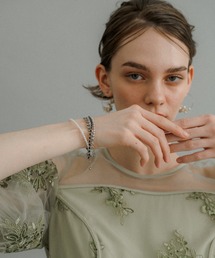 et.UNiVER（エトユニベール）の「Pearl & Chain Layered Bracelet（ブレスレット）」