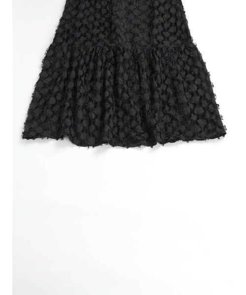 :ETHROF(イーサオブ)の「FRINGE SWITCH TIERED DRESS(ワンピース・レディース・ブラック・MEDIUM)」の18枚目の写真