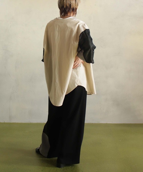 BITTOKO(ビットコ)の「カット×デニムパンツ(デニムパンツ・レディース・ブラック/ブルー・FREE)」の7枚目の写真