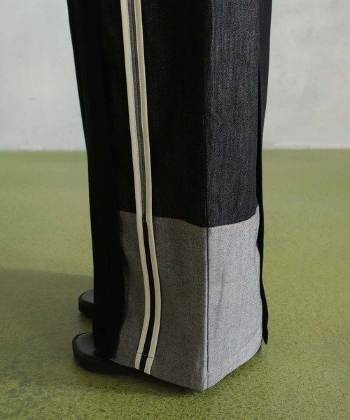 BITTOKO(ビットコ)の「カット×デニムパンツ(デニムパンツ・レディース・ブラック/ブルー・FREE)」の12枚目の写真