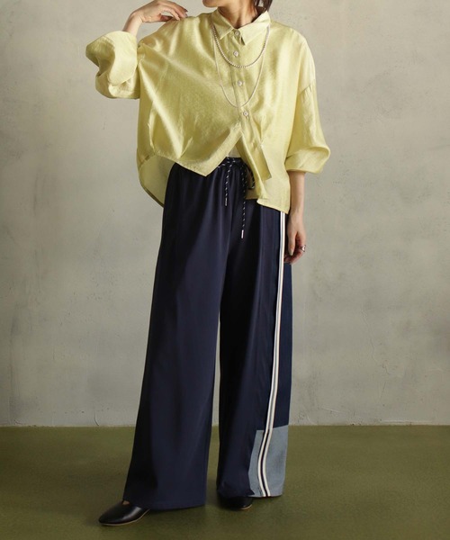 BITTOKO(ビットコ)の「カット×デニムパンツ(デニムパンツ・レディース・ブラック/ブルー・FREE)」の19枚目の写真