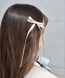 F i.n.t | ロングリボンヘアクリップセット(バレッタ/ヘアクリップ)