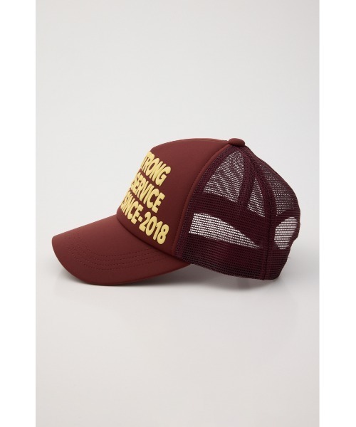 LAGUA GEM（ラグアジェム）の「LETTERING MESH キャップ（キャップ・レディース・バーガンディー/ブラック・FREE）」の7枚目の写真