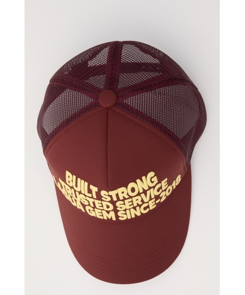 LAGUA GEM（ラグアジェム）の「LETTERING MESH キャップ（キャップ・レディース・バーガンディー/ブラック・FREE）」の10枚目の写真