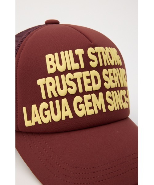 LAGUA GEM（ラグアジェム）の「LETTERING MESH キャップ（キャップ・レディース・バーガンディー/ブラック・FREE）」の11枚目の写真