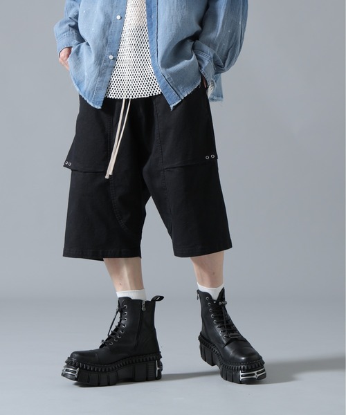 DANKE SCHON（ダンケシェーン）の「DankeSchon/ダンケシェーン/TCBLK SARROEL SHORTS（その他パンツ・メンズ・ブラック・L/M）」の7枚目の写真