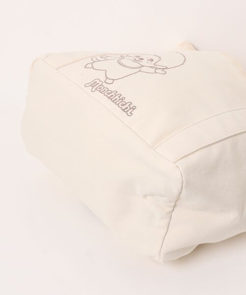 SALON de RUBAN（サロンドルヴァン）の「【SALON de RUBAN / サロン ド ルヴァン】 モンチッチ トートバッグ（トートバッグ・レディース・アイボリー/ピンク/ミント/ベージュ・FREE）」の6枚目の写真