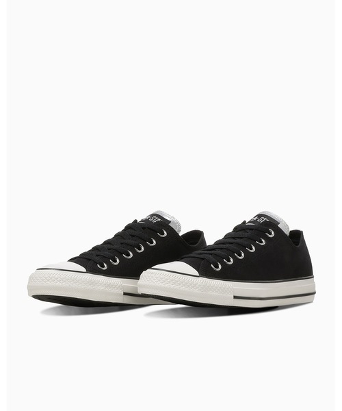 CONVERSE ALL STAR(コンバースオールスター)の「ALL STAR PM OX / オールスター PM OX(スニーカー・レディース・ブラック×シルバー・5/4.5/4/3.5/9.5/9/8.5/8/7.5/7/10.5/6.5/5.5)」の1枚目の写真