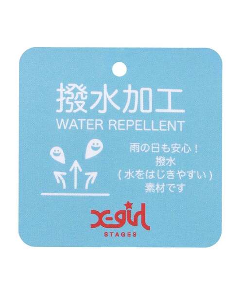 X-girl Stages（エックスガールステージス）の「肩ロゴラインカーゴ半袖ワンピース（シャツワンピース・キッズ・ブラック/ピンク・100cm/130cm/140cm/120cm/90cm/110cm）」の13枚目の写真