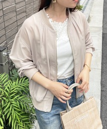 ikka（イッカ）の「【雑誌InRed5月号掲載】シアーリブブルゾン（ブルゾン）」