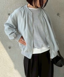 ikka（イッカ）の「【雑誌InRed5月号掲載】シアーリブブルゾン（ブルゾン）」