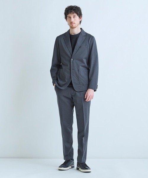 MEN'S BIGI（メンズビギ）の「【COVEROSS W/カバロスダブル】別注 リカバリーセットアップパンツ＜血行促進/抗酸化作用/遠赤外線効果＞（スラックス・メンズ・ベージュ/チャコールグレー/ネイビー・01/04/03/02）」の8枚目の写真