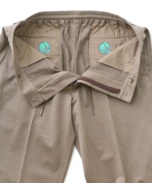 MEN'S BIGI（メンズビギ）の「【COVEROSS W/カバロスダブル】別注 リカバリーセットアップパンツ＜血行促進/抗酸化作用/遠赤外線効果＞（スラックス・メンズ・ベージュ/チャコールグレー/ネイビー・01/04/03/02）」の15枚目の写真