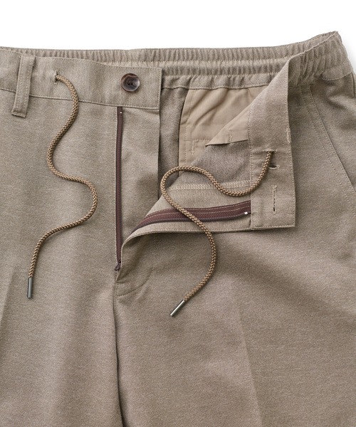 MEN'S BIGI（メンズビギ）の「【COVEROSS W/カバロスダブル】別注 リカバリーセットアップパンツ＜血行促進/抗酸化作用/遠赤外線効果＞（スラックス・メンズ・ベージュ/チャコールグレー/ネイビー・01/04/03/02）」の14枚目の写真