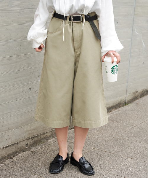 OUTDOOR PRODUCTS(アウトドアプロダクツ)の「Dickies 別注 WIDE BAGGY SHORTS(その他パンツ・レディース・ブラック/カーキ/ブラウン・LARGE/SMALL/MEDIUM)」の17枚目の写真