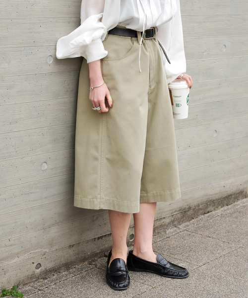 OUTDOOR PRODUCTS(アウトドアプロダクツ)の「Dickies 別注 WIDE BAGGY SHORTS(その他パンツ・レディース・ブラック/カーキ/ブラウン・LARGE/SMALL/MEDIUM)」の20枚目の写真