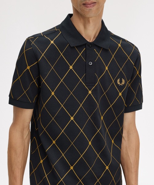 Argyle Print Fred Perry Shirt／アーガイルプリントポロシャツ