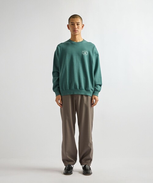 Saturdays NYC(サタデーズ ニューヨークシティ )の「Bowery Loofah Collar Sweatshirt(スウェット・メンズ・グリーン/グレー/ダークブラウン・S/M/L)」の13枚目の写真