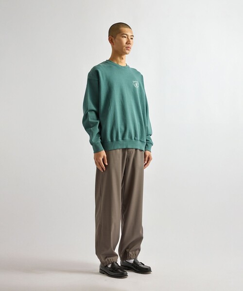 Saturdays NYC(サタデーズ ニューヨークシティ )の「Bowery Loofah Collar Sweatshirt(スウェット・メンズ・グリーン/グレー/ダークブラウン・S/M/L)」の14枚目の写真