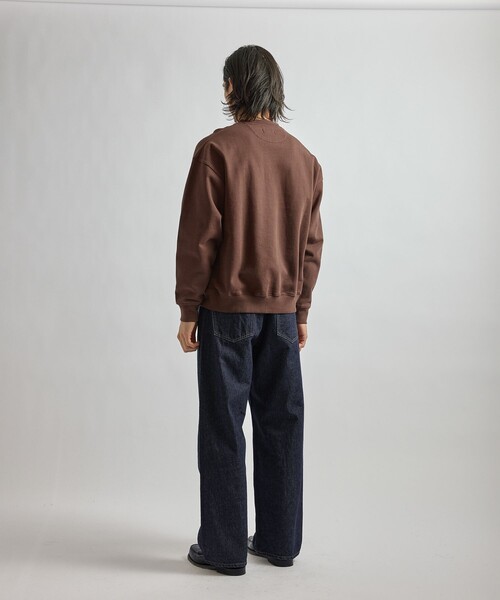 Saturdays NYC(サタデーズ ニューヨークシティ )の「Bowery Loofah Collar Sweatshirt(スウェット・メンズ・グリーン/グレー/ダークブラウン・S/M/L)」の12枚目の写真
