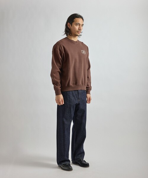 Saturdays NYC(サタデーズ ニューヨークシティ )の「Bowery Loofah Collar Sweatshirt(スウェット・メンズ・グリーン/グレー/ダークブラウン・S/M/L)」の11枚目の写真