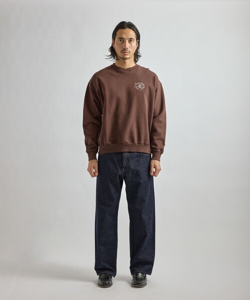 Saturdays NYC(サタデーズ ニューヨークシティ )の「Bowery Loofah Collar Sweatshirt(スウェット・メンズ・グリーン/グレー/ダークブラウン・S/M/L)」の10枚目の写真