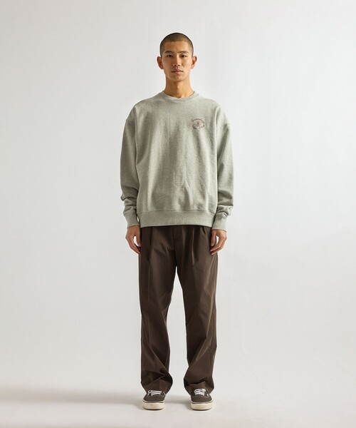 Saturdays NYC(サタデーズ ニューヨークシティ )の「Bowery Loofah Collar Sweatshirt(スウェット・メンズ・グリーン/グレー/ダークブラウン・S/M/L)」の7枚目の写真