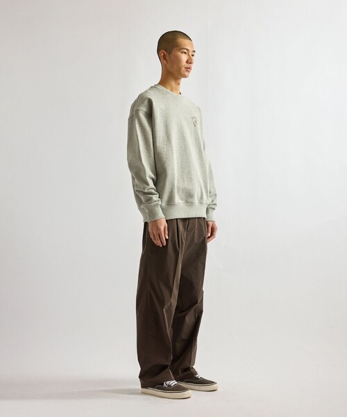 Saturdays NYC(サタデーズ ニューヨークシティ )の「Bowery Loofah Collar Sweatshirt(スウェット・メンズ・グリーン/グレー/ダークブラウン・S/M/L)」の8枚目の写真