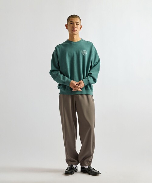 Saturdays NYC(サタデーズ ニューヨークシティ )の「Bowery Loofah Collar Sweatshirt(スウェット・メンズ・グリーン/グレー/ダークブラウン・S/M/L)」の21枚目の写真