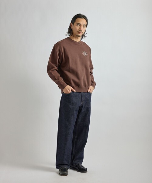 Saturdays NYC(サタデーズ ニューヨークシティ )の「Bowery Loofah Collar Sweatshirt(スウェット・メンズ・グリーン/グレー/ダークブラウン・S/M/L)」の18枚目の写真