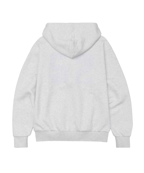 AMESWORLDWIDE（アメスワールドワイド）の「52 APPLIQUE HOODIE ZIP UP LIGHT GREY（パーカー・レディース・その他・LARGE/MEDIUM/SMALL）」の2枚目の写真