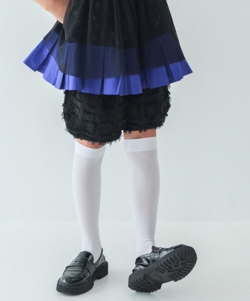 unica(ユニカ)の「フリンジカラーポケットショートパンツ(その他パンツ・キッズ・マスタード/ホワイト系その他/ブラック・L/XL)」の1枚目の写真