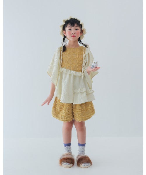 unica(ユニカ)の「フリンジカラーポケットショートパンツ(その他パンツ・キッズ・マスタード/ホワイト系その他/ブラック・L/XL)」の16枚目の写真