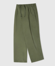 LEMAIN SECOND（リメインセカンド）の「リネンライクバンディングワイドパンツ[ライトカーキ]（スラックス）」