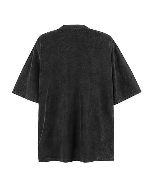 Ressaca(レサーカ)の「オーバーサイズピグメント加工クロスプリントTシャツ(Tシャツ/カットソー・メンズ・ブラック/ホワイト・M/L/XL)」の3枚目の写真