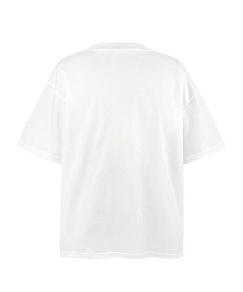 Ressaca(レサーカ)の「オーバーサイズピグメント加工クロスプリントTシャツ(Tシャツ/カットソー・メンズ・ブラック/ホワイト・M/L/XL)」の4枚目の写真