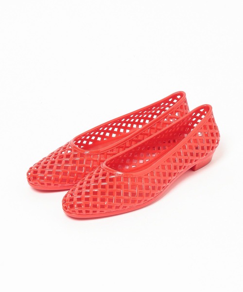 LOWRYS FARM（ローリーズファーム）の「ジェリーフラットシューズ 664014（その他シューズ・レディース・ブラック/レッド/シルバー・LARGE/MEDIUM）」の2枚目の写真