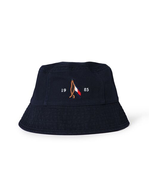 TOMMY HILFIGER(トミーヒルフィガー)の「【オンライン限定】ユニセックス シーズナルフラッグバケットハット(ハット・メンズ・ネイビー・FREE)」の6枚目の写真