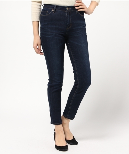 VIS（ビス）の「【相武紗季さんドラマ着用】パウダーストレッチスキニーデニムパンツ（デニムパンツ・レディース・ブルー/ホワイト/ネイビー・SMALL/LARGE/MEDIUM/XS.P）」の20枚目の写真