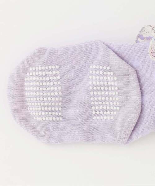 sense of wonder（センスオブワンダー）の「リバティフリルソックス【日本製】（ソックス/靴下・キッズ・オフホワイト/ラベンダー/ピンク・9-11cm/17-19cm/15-17cm/13-15cm/11-13cm）」の5枚目の写真