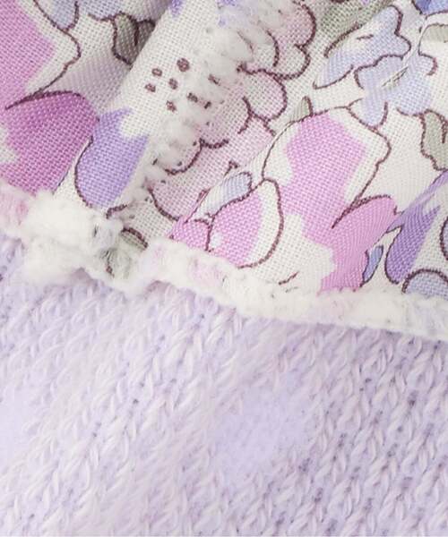 sense of wonder（センスオブワンダー）の「リバティフリルソックス【日本製】（ソックス/靴下・キッズ・オフホワイト/ラベンダー/ピンク・9-11cm/17-19cm/15-17cm/13-15cm/11-13cm）」の6枚目の写真