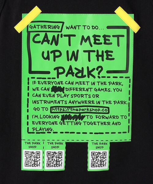 THE PARK SHOP（ザパークショップ）の「THE PARK SHOP:115～145cm /TAPE POSTER タンクトップ（Tシャツ/カットソー・キッズ・ネイビー/ブラック・125/115/135/145）」の8枚目の写真
