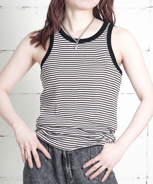 MILLER(ミラー)の「"02"≪Robert P. Miller≫パックT パネルリブ タンクトップ(タンクトップ・メンズ・ブラウン系1/ブラック/ホワイト×ブラック/ブラック×グレー/グレー/オフホワイト/ホワイト系1/チャコールグレー・XL/L/M)」の8枚目の写真