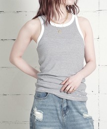 "02"≪Robert P. Miller≫パックT パネルリブ タンクトップ